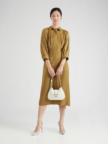 VILA ROUGE Skjortklänning 'TENJA' i brun