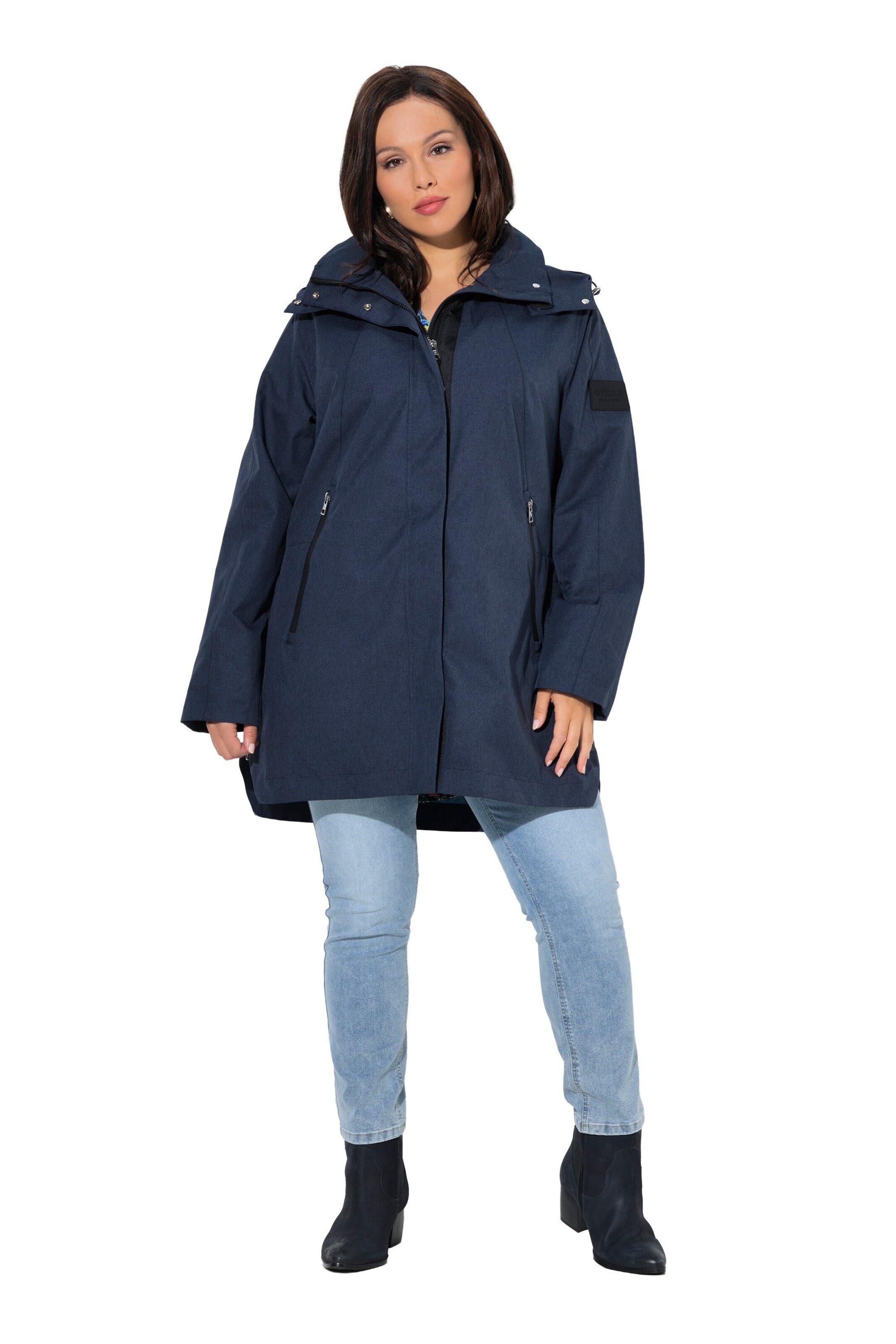 Ulla Popken Parka in Blau: Vorderseite