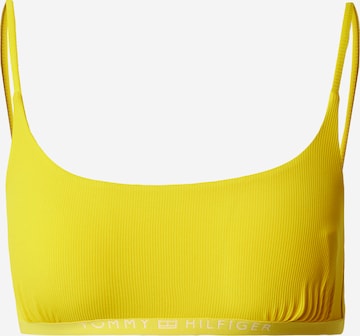 Tommy Hilfiger Underwear Bralette Bikini Top in Yellow: front