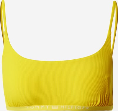 Sutien costum de baie Tommy Hilfiger Underwear pe galben / alb, Vizualizare produs