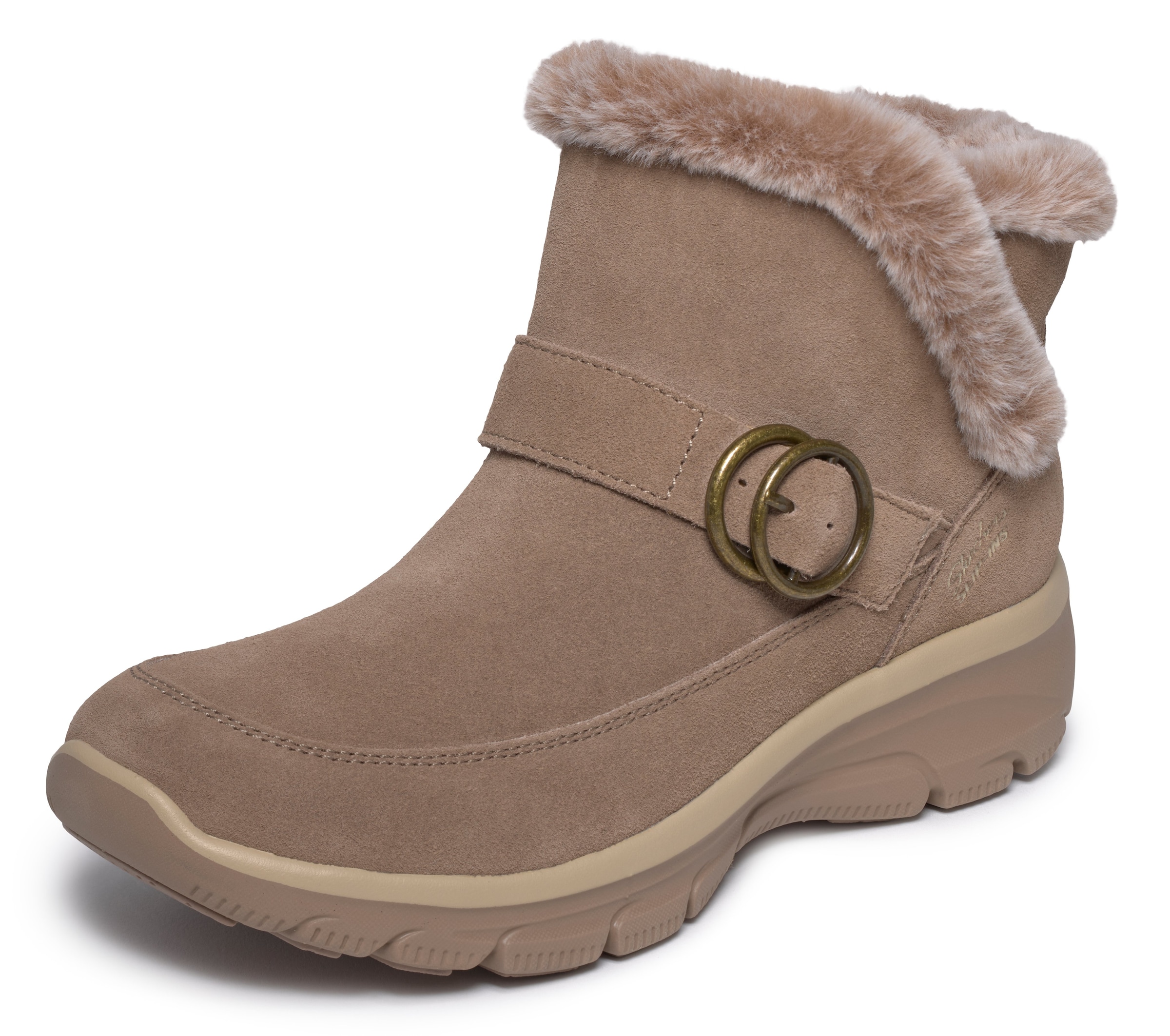 SKECHERS Ankle Boots in Brown: front