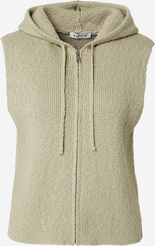 žalia EDITED Megzta liemenė 'Velma': priekis