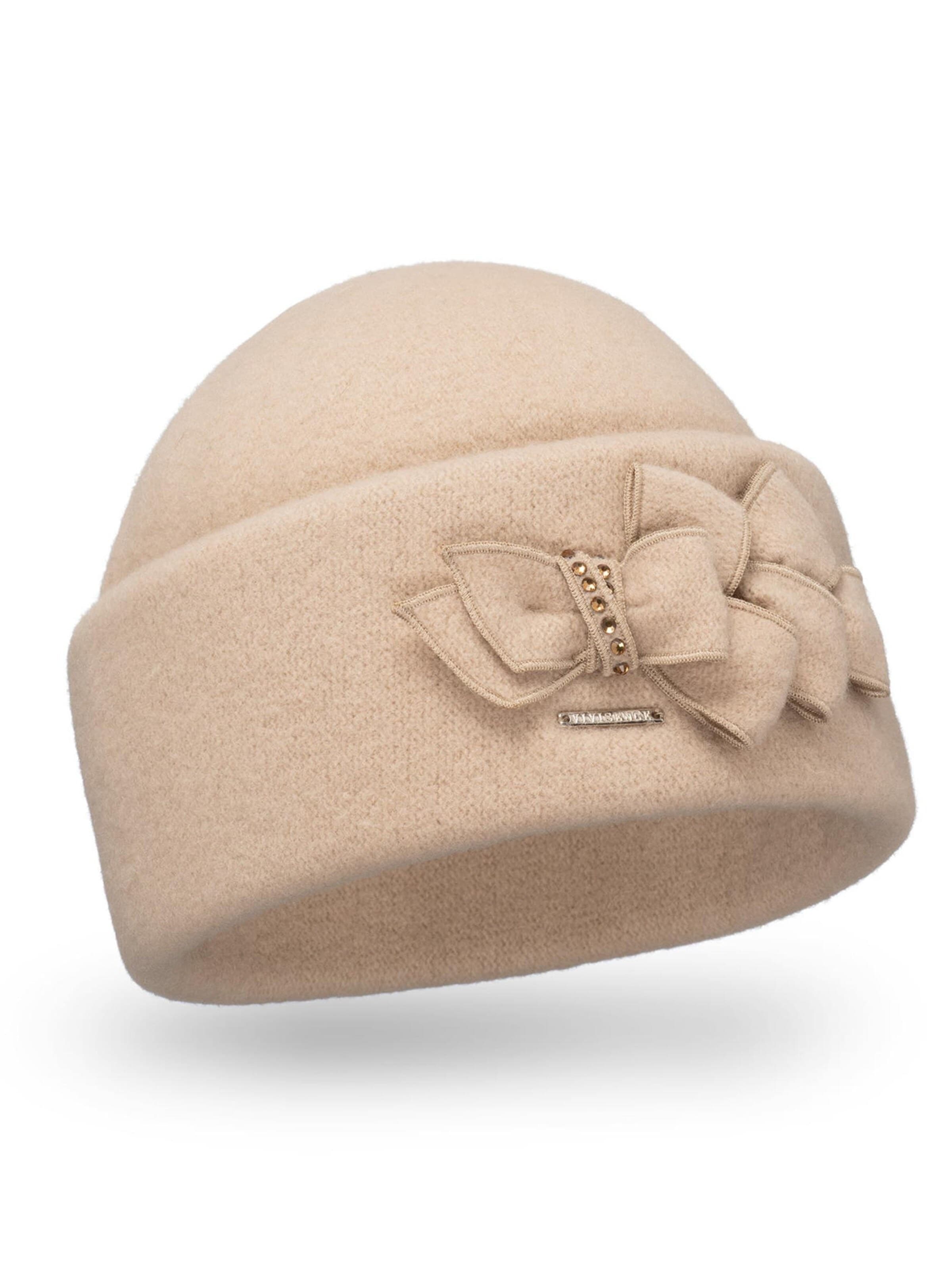 Vivisence Hoed '7059' in Beige: voorkant