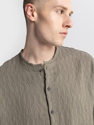 Giesto - Slim Fit Camisa em verde