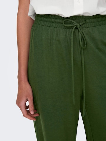 ONLY Wide leg Pants 'Jany' in Green