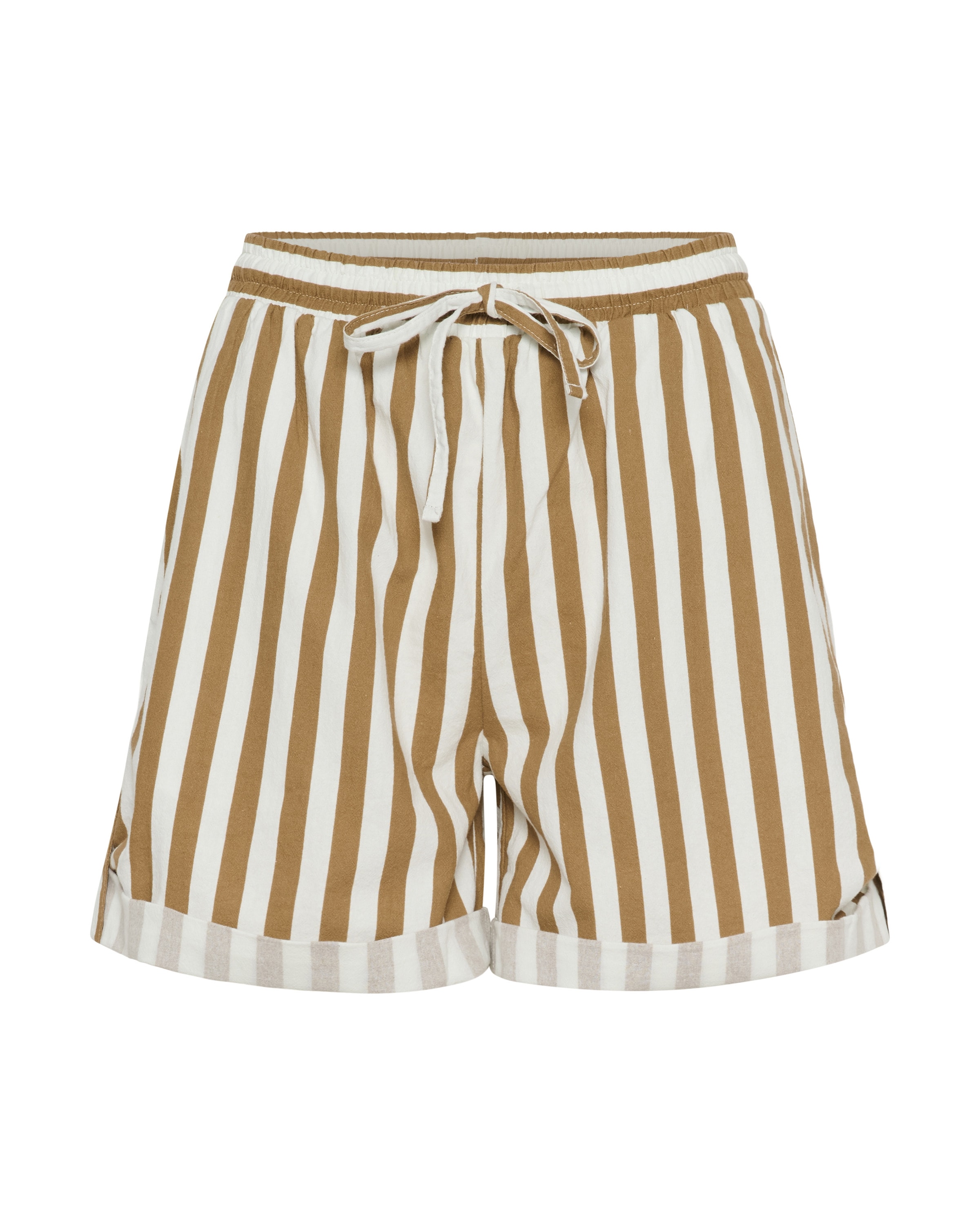 SAINT TROPEZ Shorts 'Zalinda' in Weiß: Vorderseite