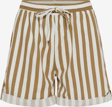 SAINT TROPEZ Shorts 'Zalinda' in Weiß: Vorderseite