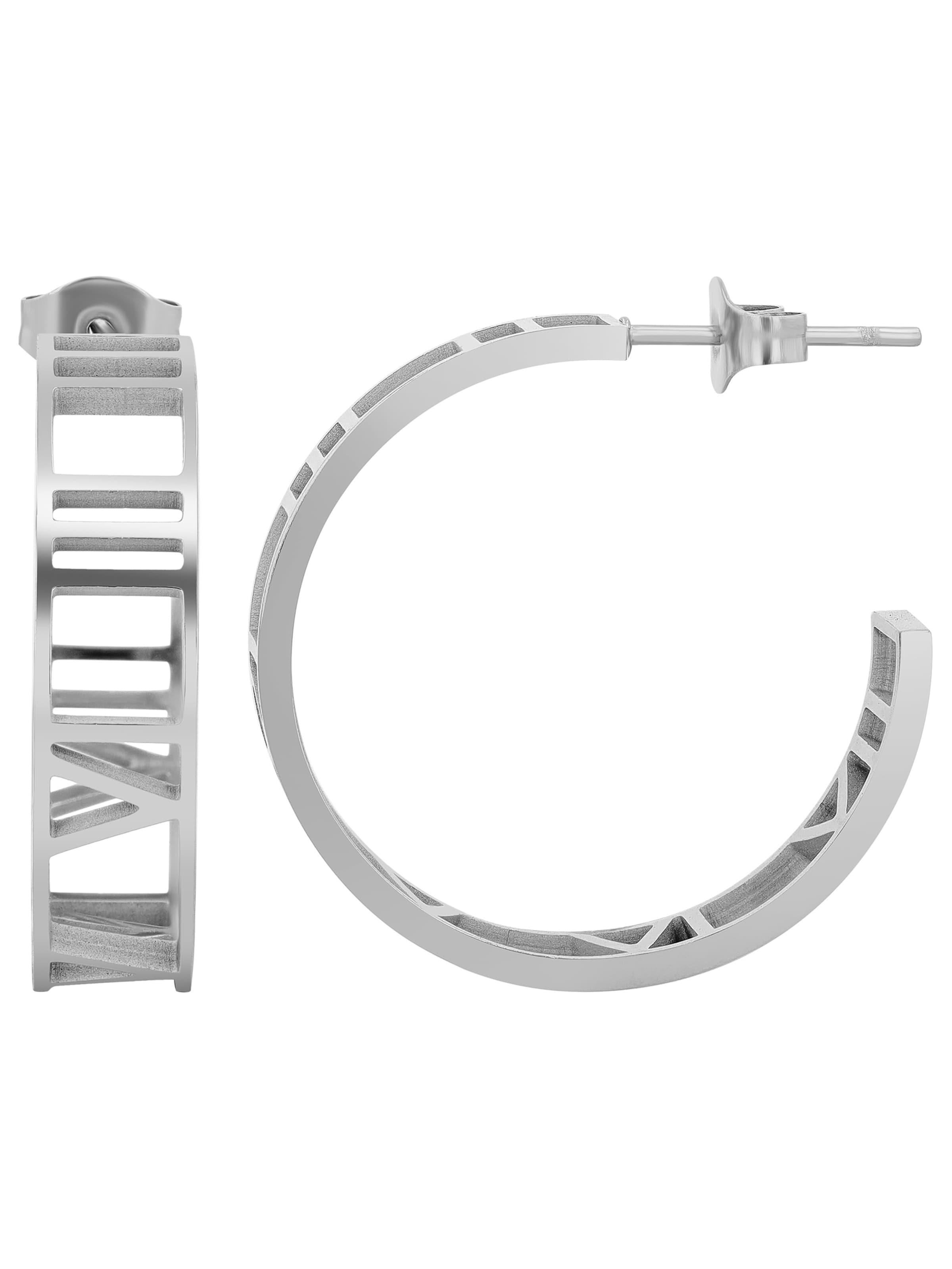 Akzent Earrings 'Vika, langlebig' in Silver