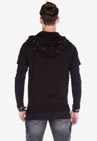 CIPO & BAXX Sweatshirt 'Darkness' in Schwarz