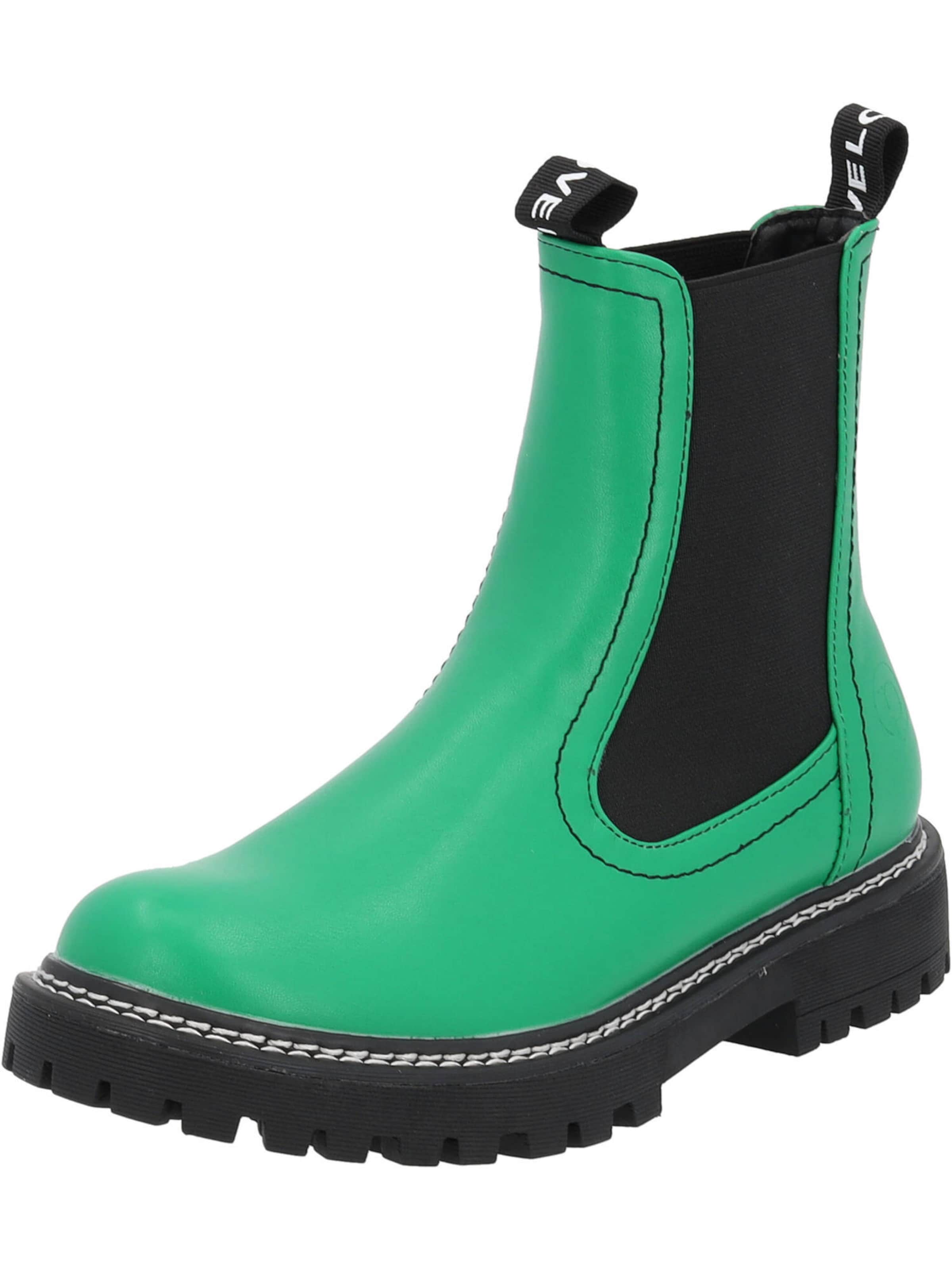 Palado Chelsea Boots 'Dedej' in Grün: Vorderseite