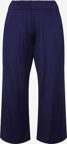Ulla Popken Trousers in Blue: front
