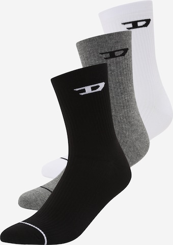 Șosete de la DIESEL pe gri: față