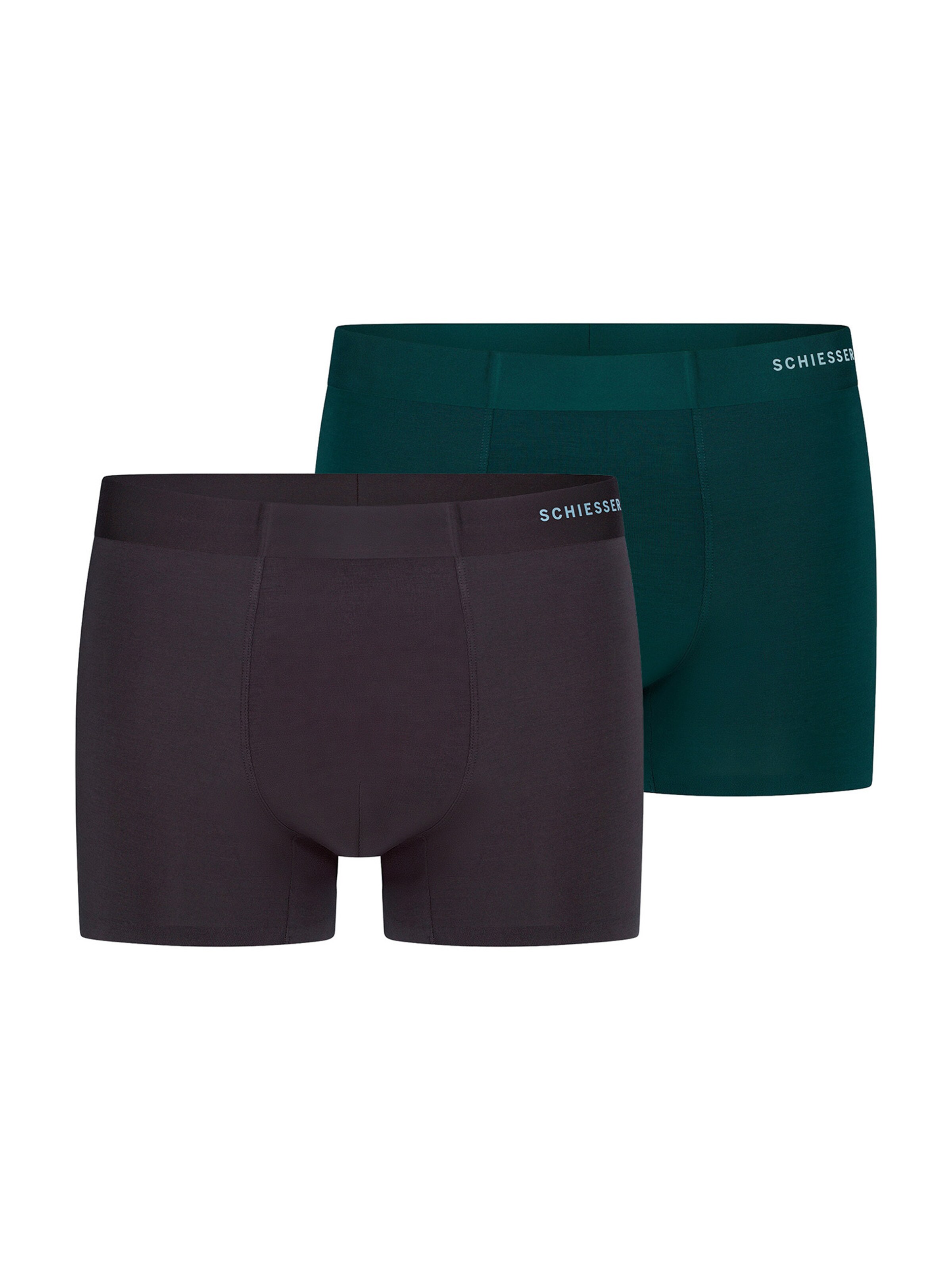 Boxers ' Modern Bonded ' SCHIESSER en gris : devant