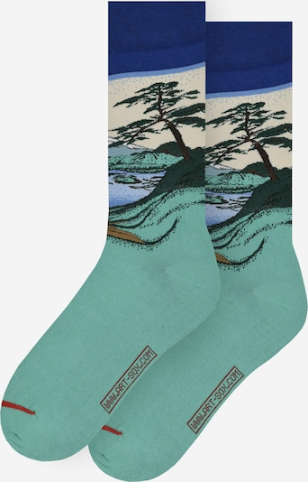 MuseARTa Socken 'Mount Fuji' in mischfarben, Produktansicht