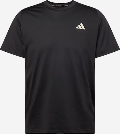 ADIDAS PERFORMANCE Functioneel shirt 'Sports Club Graphic' in de kleur Beige / Zwart, Productweergave