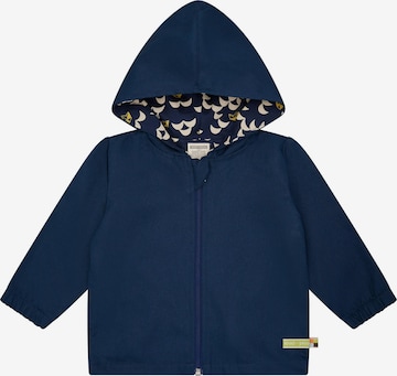 loud + proud Outdoor jacket in Blue: front