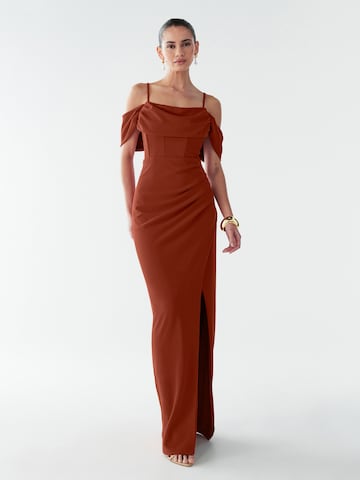 Robe de soirée 'Amaliah' BWLDR en marron