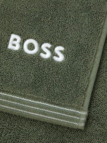 BOSS Home Towel 'EDGE' in Grey