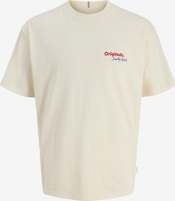 T-Shirt JACK & JONES en blanc : devant