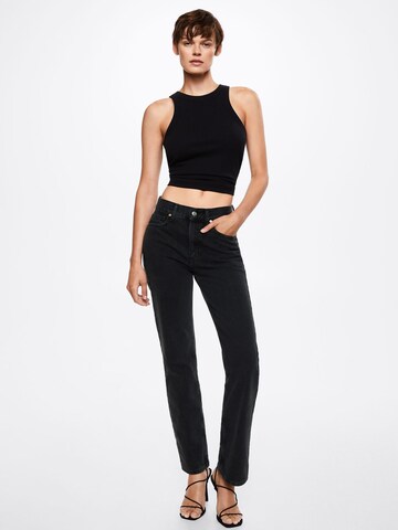 MANGO Regular Jeans 'Matilda' in Schwarz