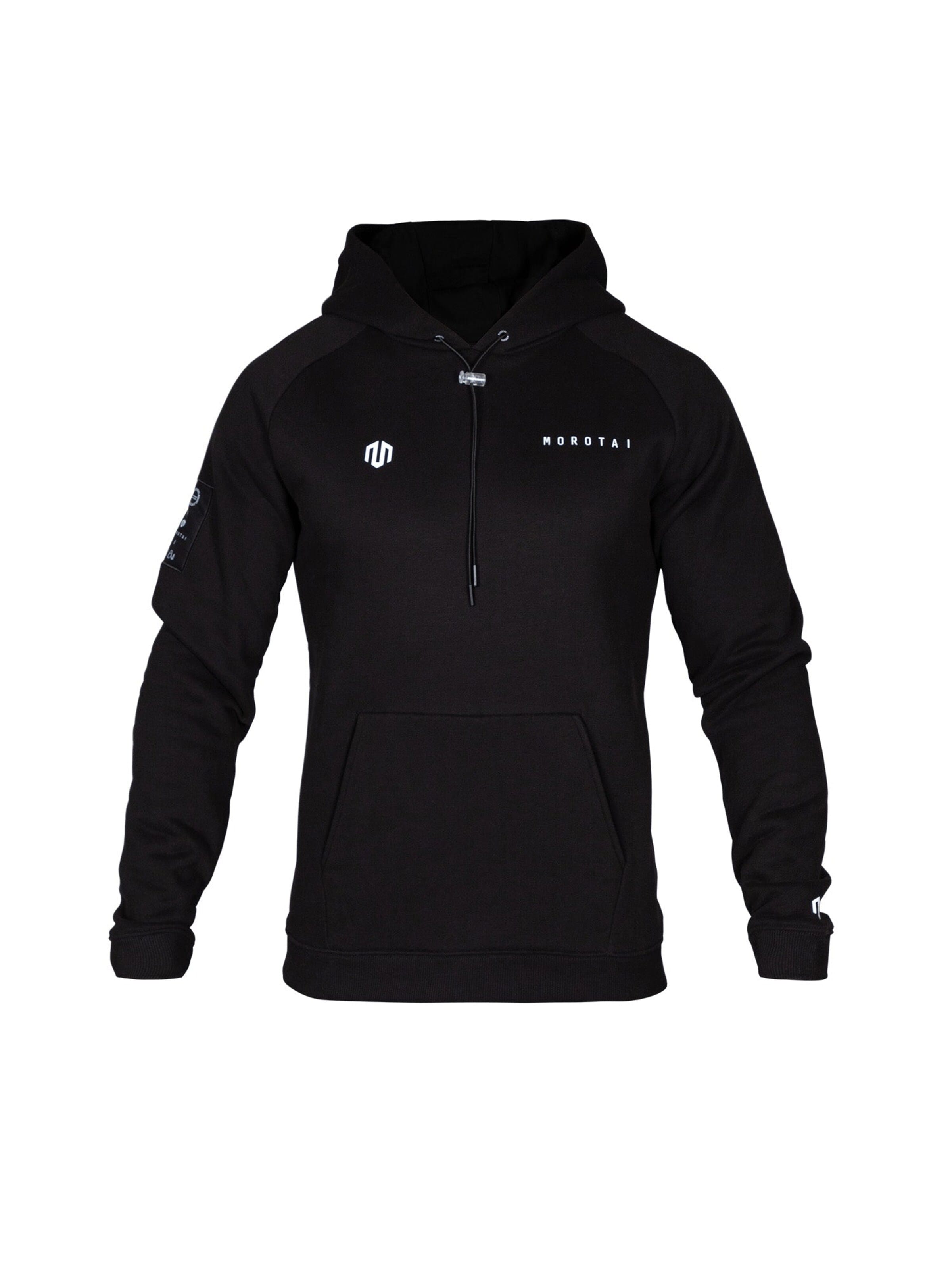 Sweat de sport 'PARIS BASIC' MOROTAI en noir : devant