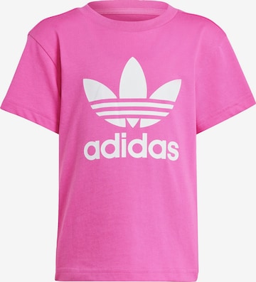 ADIDAS ORIGINALS T-Shirt 'Trefoil' in Pink: Vorderseite