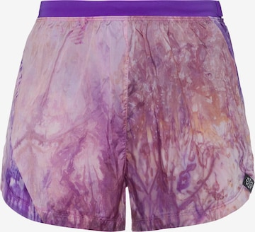 NIKE Regular Workout Pants in Purple: front
