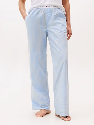 TOMMY HILFIGER Pyjamabroek in Blauw: voorkant