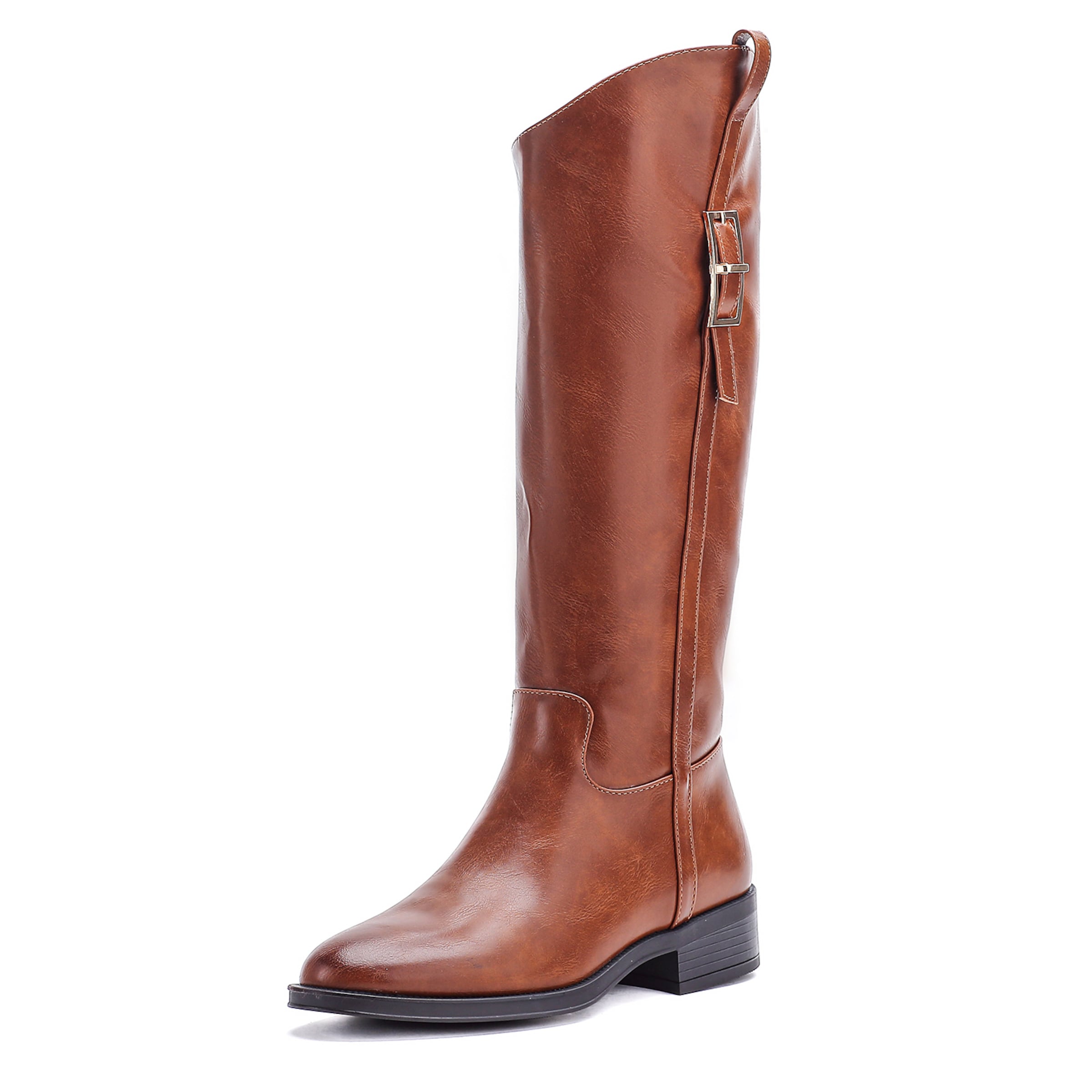 Stivale di Elara in marrone: frontale