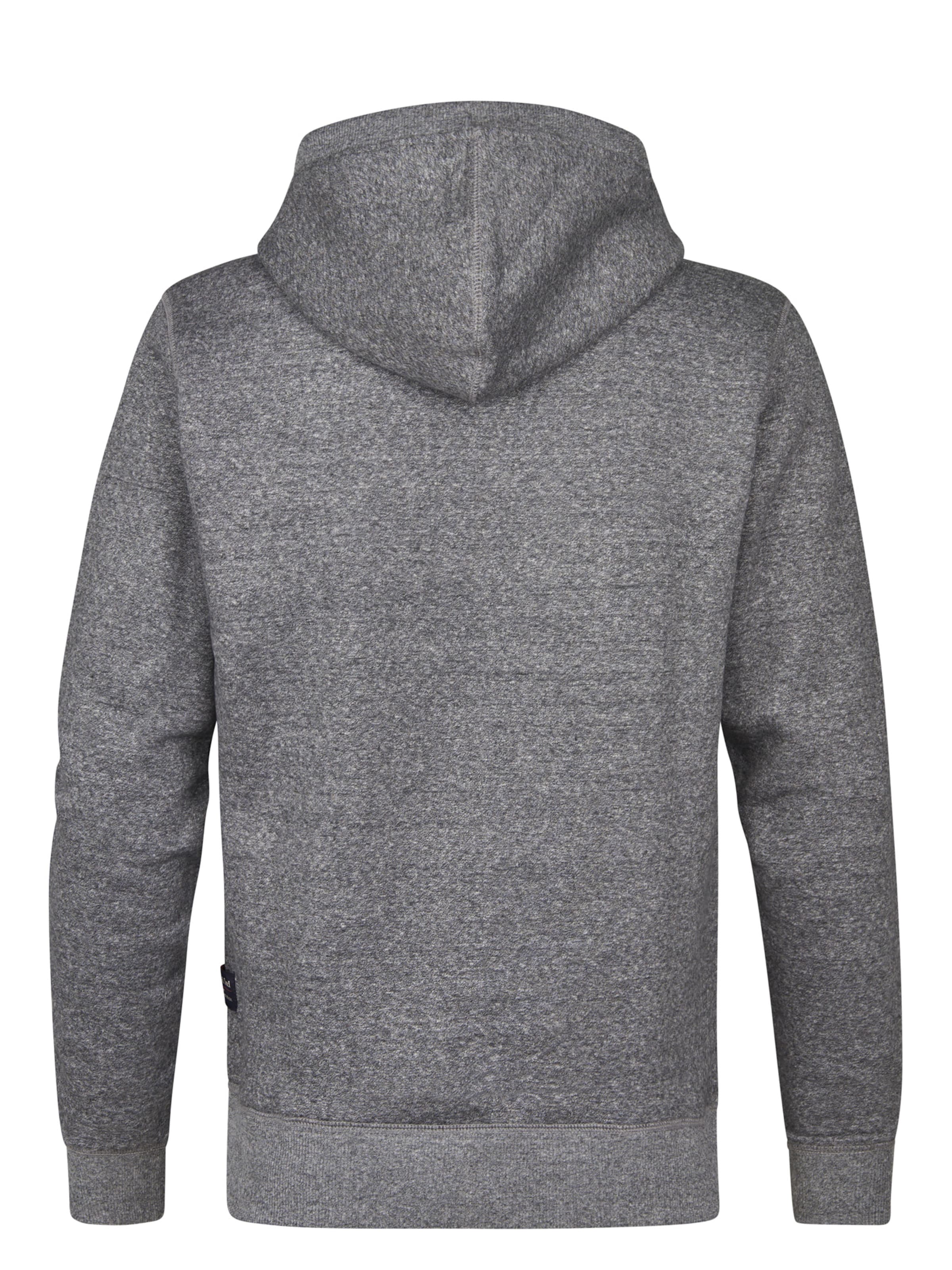 Petrol Industries Zip-Up Hoodie in Grey
