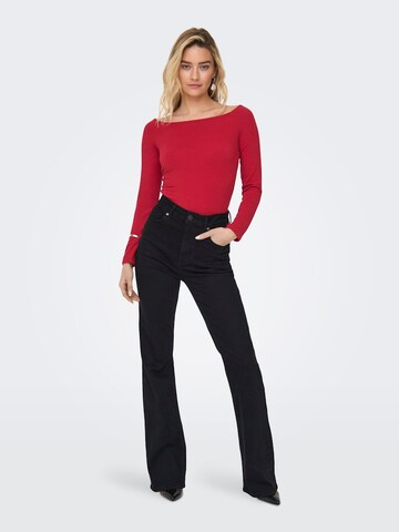 Maglietta 'ONLGlamour' di ONLY in rosso