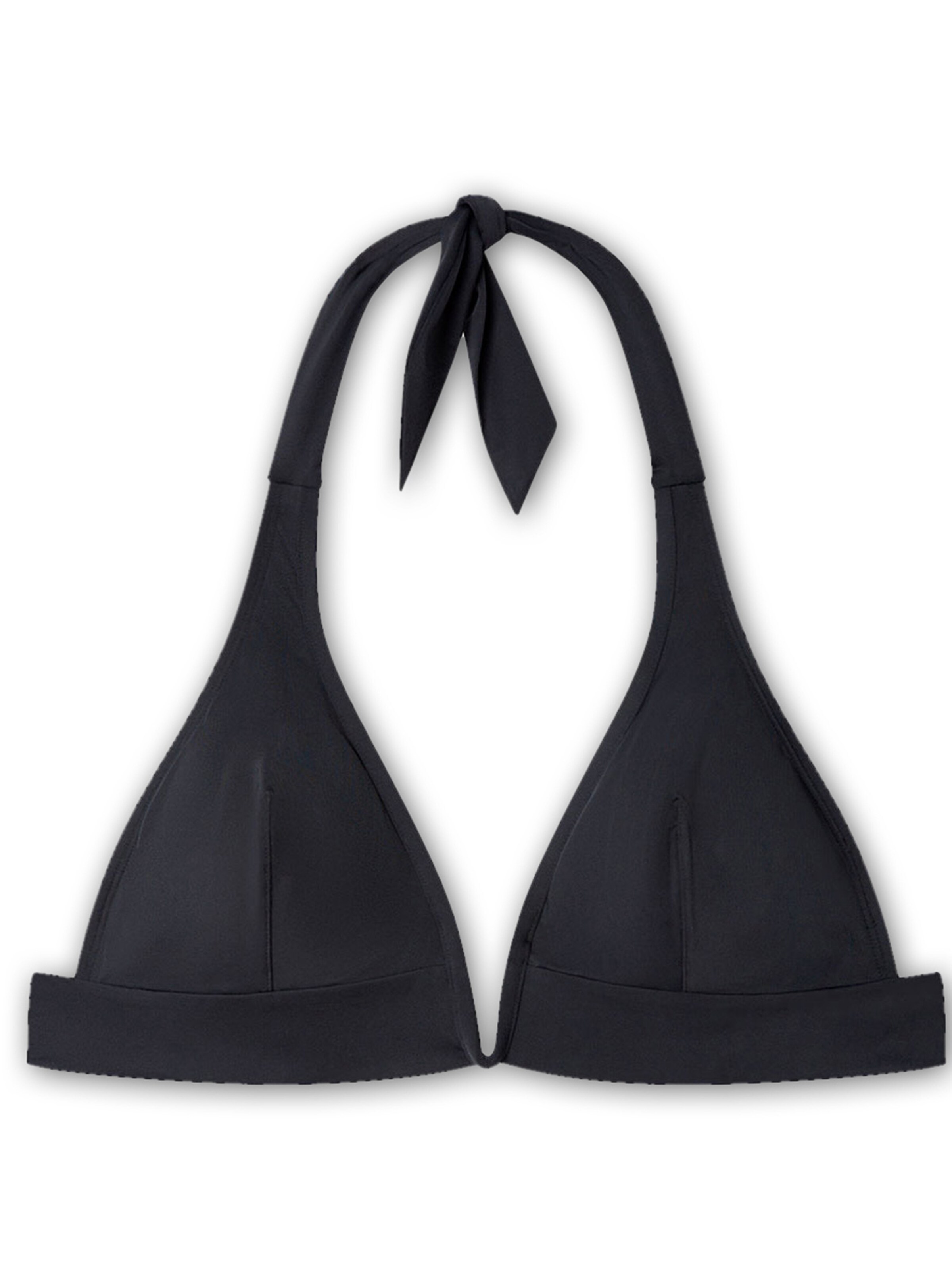 GiselaTrokutasti Bikini gornji dio - crna boja: prednji dio