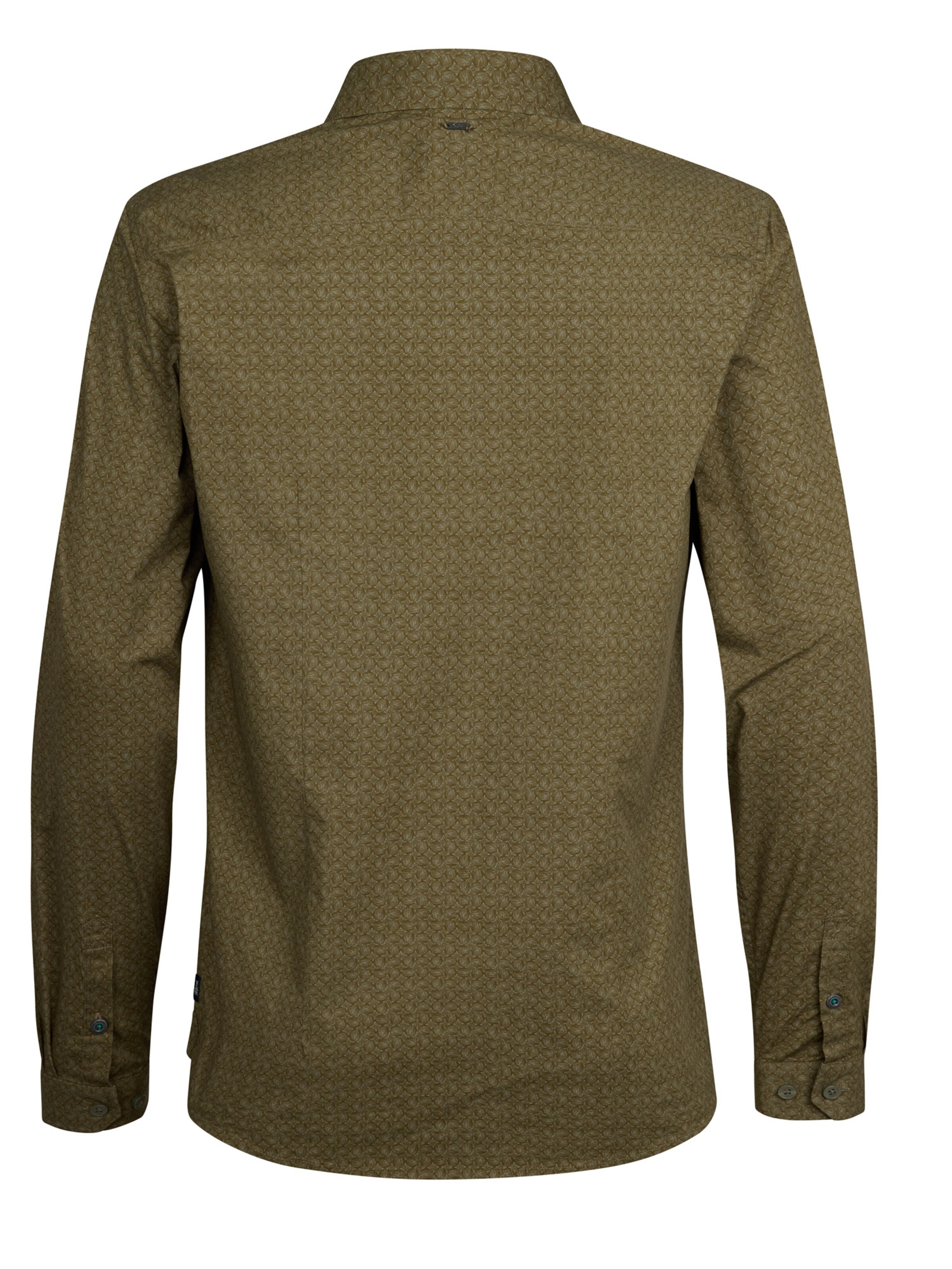 Petrol Industries Comfort fit Button Up Shirt in Green