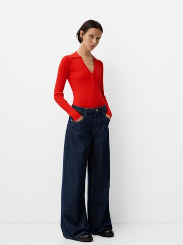 Body a maglietta di Bershka in rosso