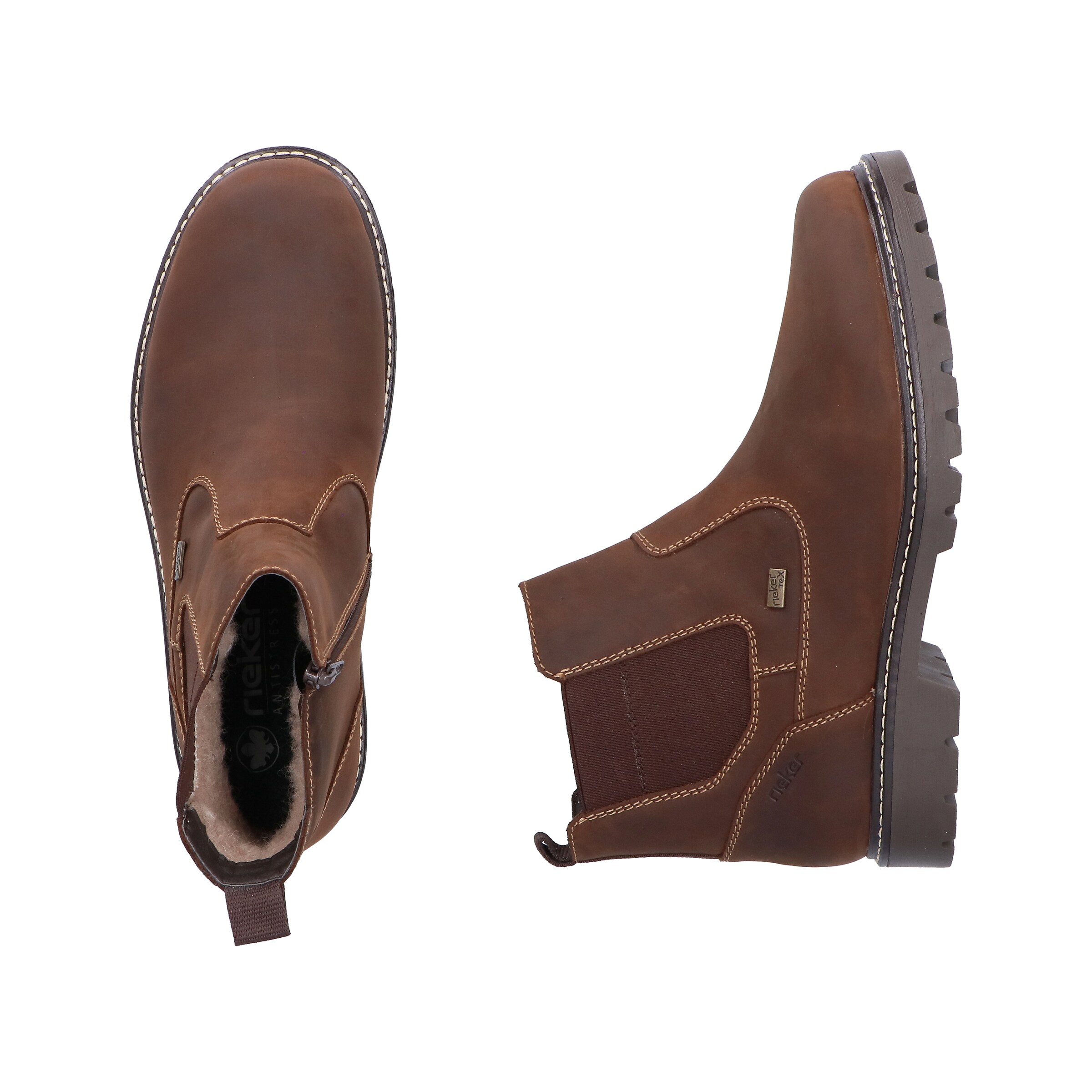Rieker Chelsea Boots in Brown