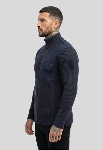 Brandit Strickjacke in Blau: Vorderseite