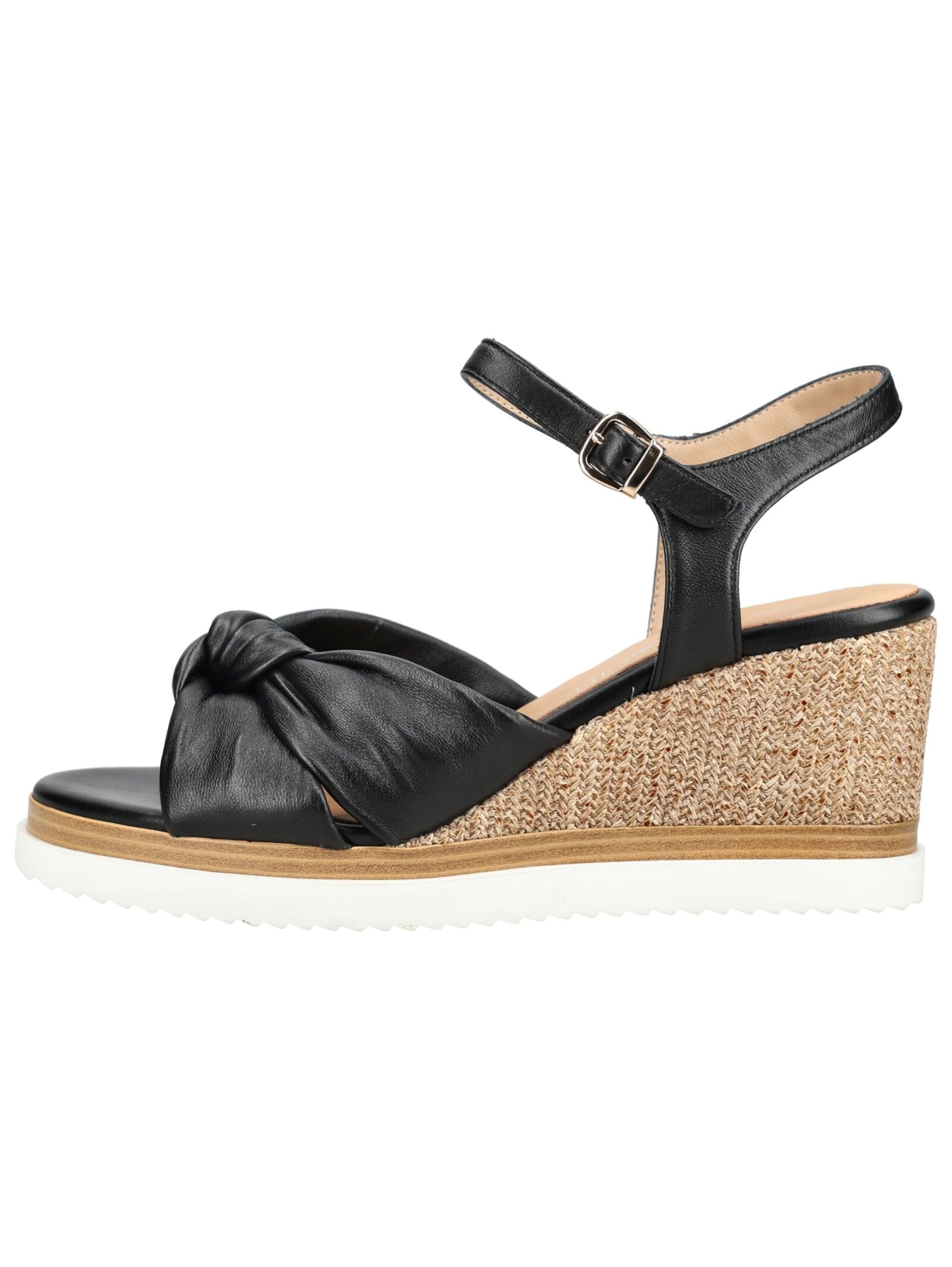 Regarde le Ciel Strap sandal in Black
