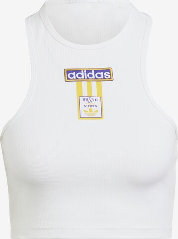 Top de la ADIDAS ORIGINALS pe alb: față