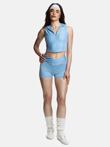 EKCENTRIK Slimfit Sporthose 'Baby Blue' in Blau