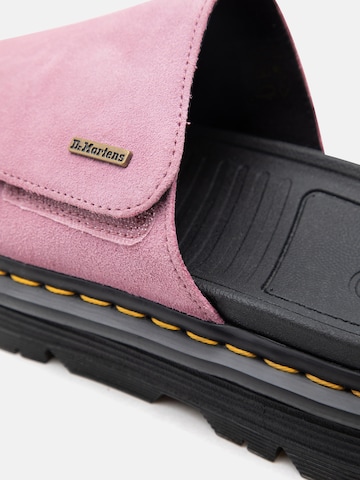 Mule 'ZebZag' Dr. Martens en rose