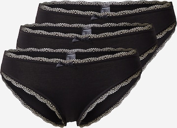 Slip Dorina en noir : devant