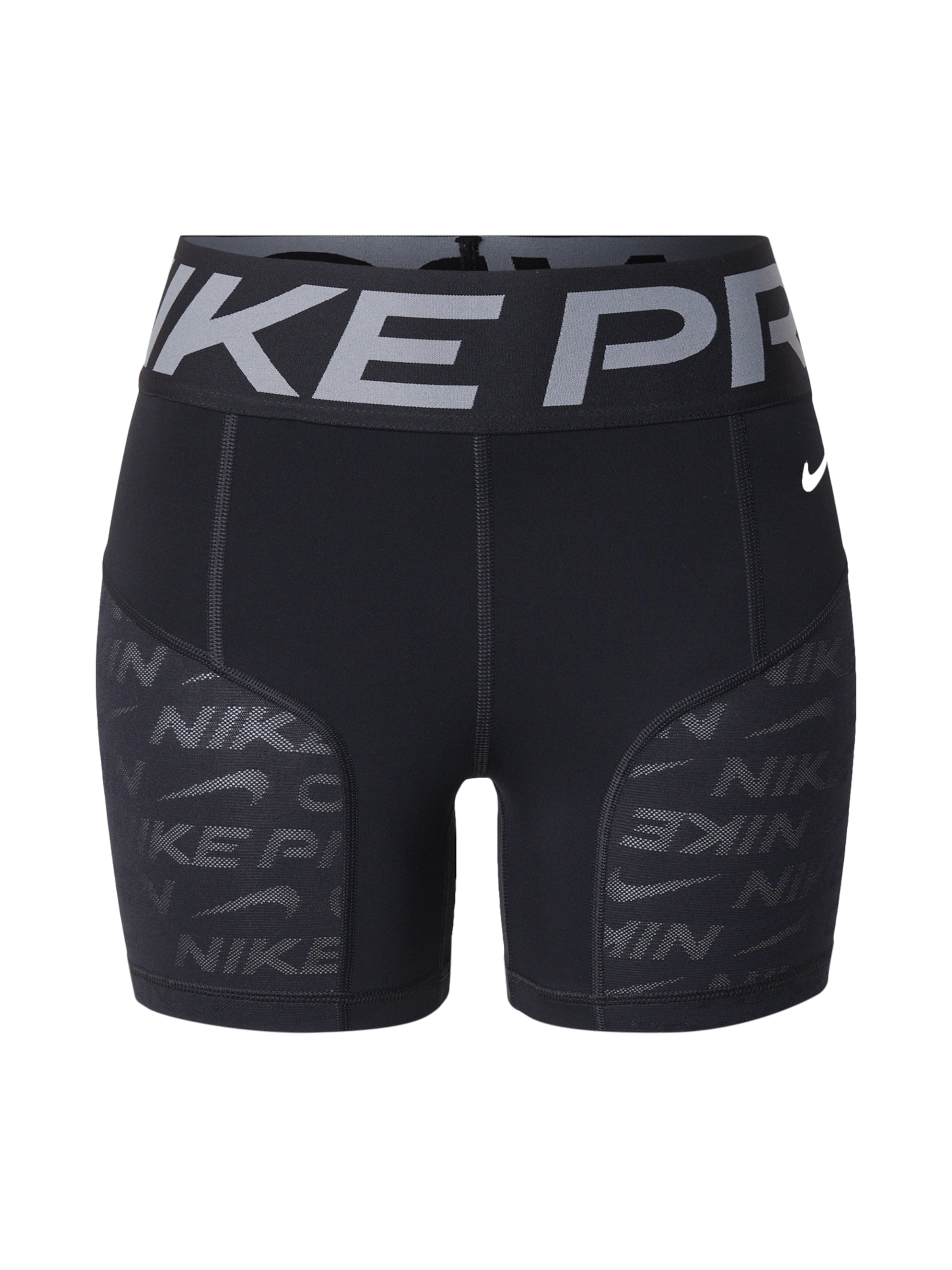 NIKE Kitsas Spordipüksid, värv must: eest vaates