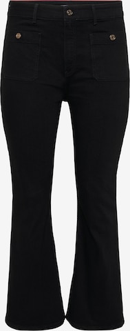 Tommy Hilfiger Curve - Bootcut Vaquero en negro: frente