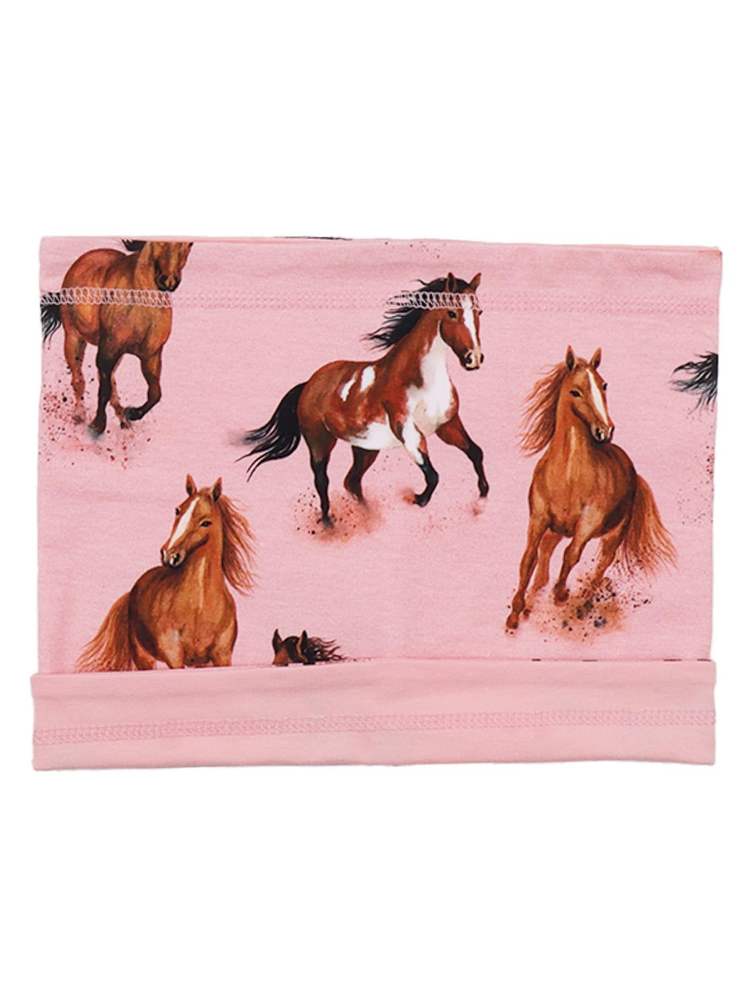 Walkiddy Schal 'Walkiddy - Graceful Horses Loop'‌‌‌‌‌‌‌‌‌ in Mischfarben: Vorderseite