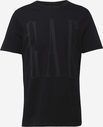 GAP - Camiseta en negro: frente