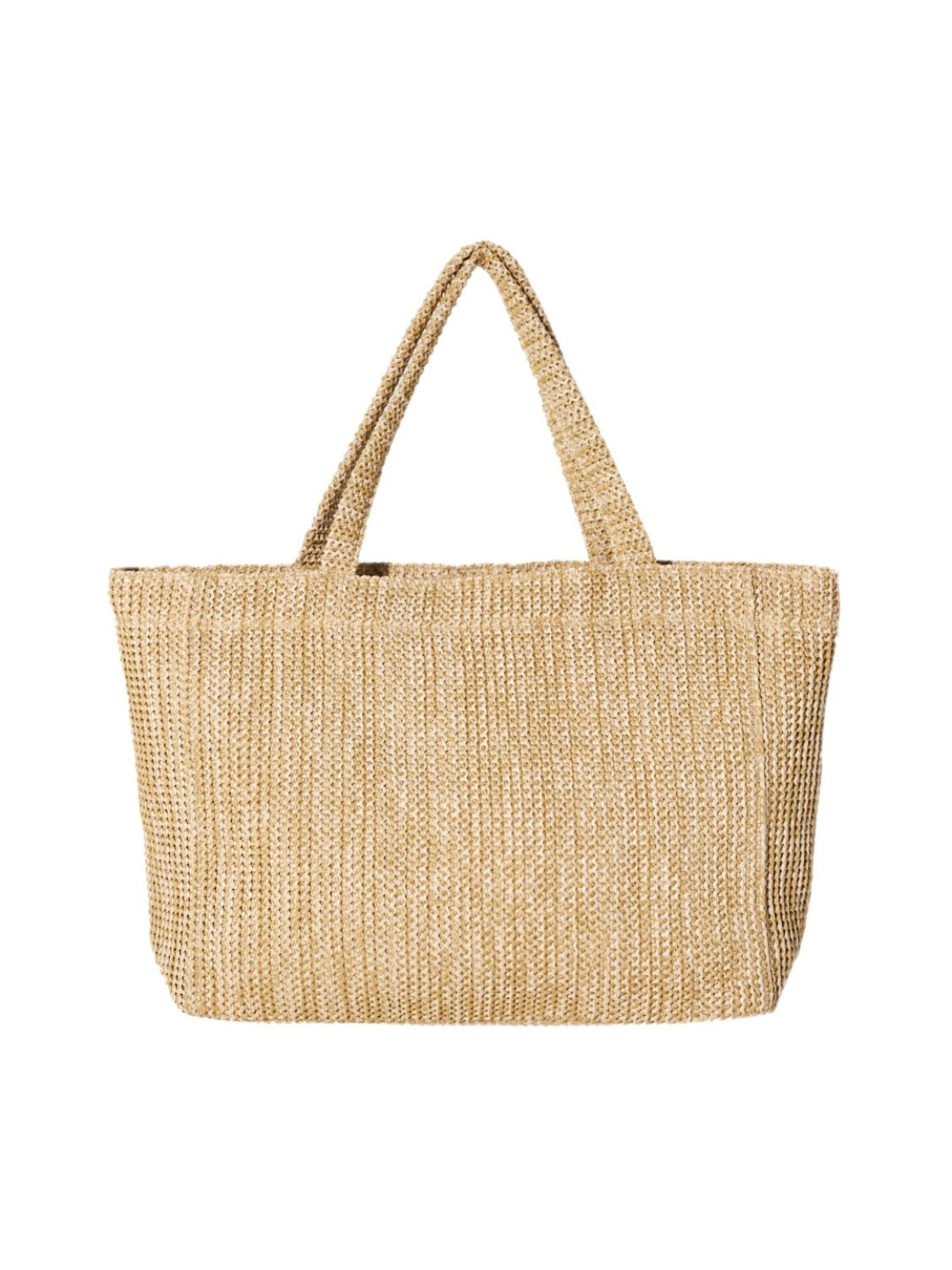 Sac de plage 'Straw Bag XL' VINT+ en noir