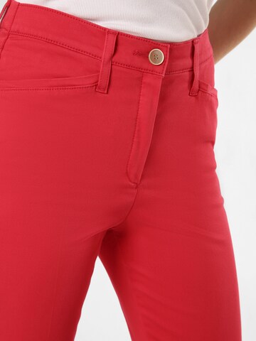 BRAX Regular Chino Pants 'Lorella' in Red
