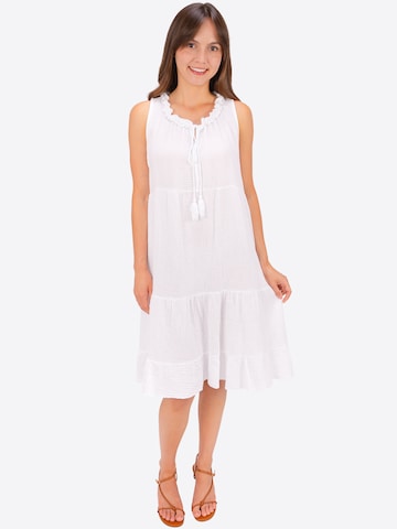 Robe ' BUKI' Seasons of April en blanc