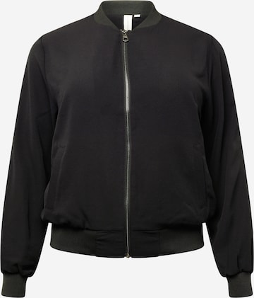 ONLY CarmakomaPrijelazna jakna 'LUX CELI' - crna boja: prednji dio