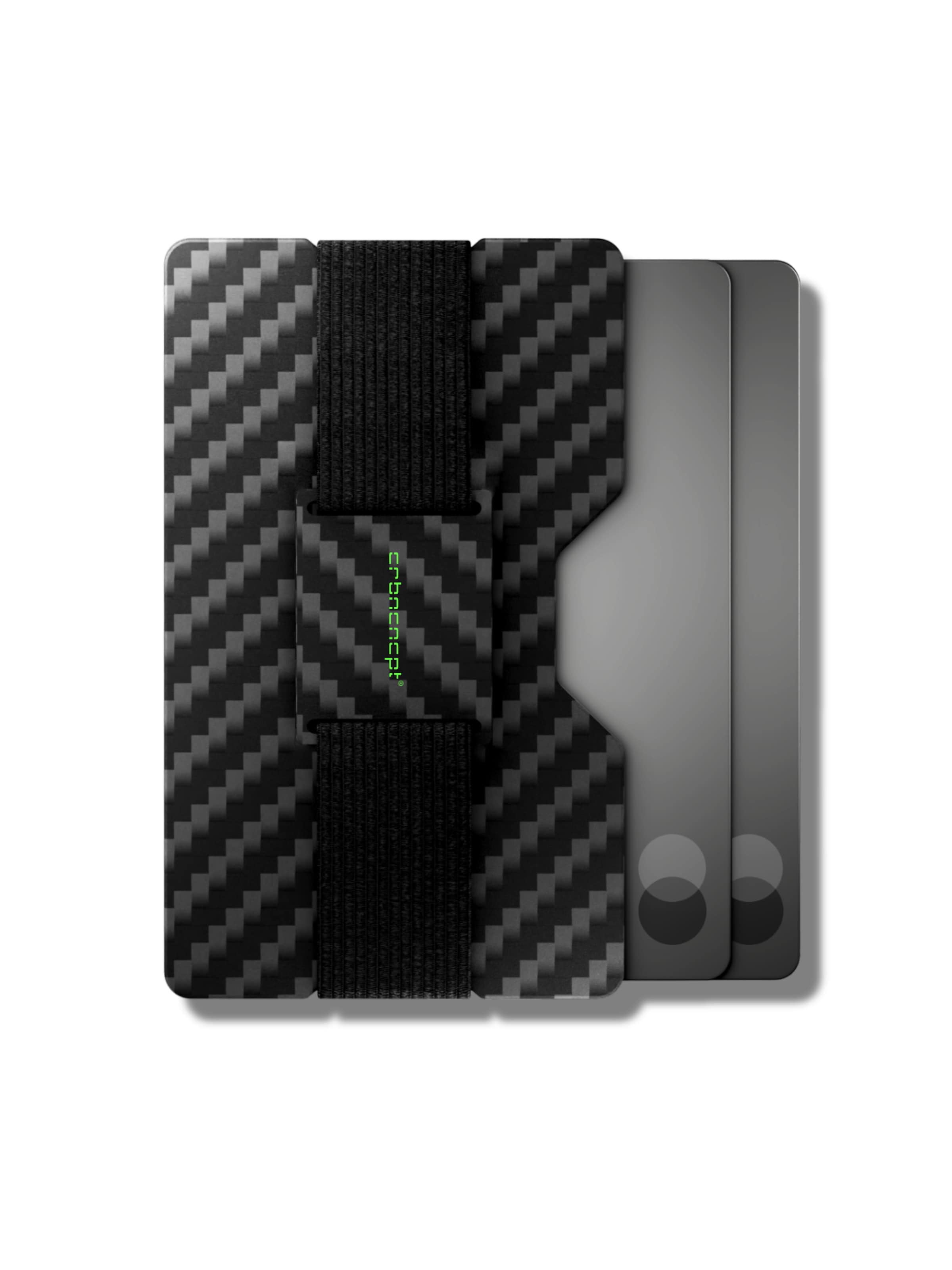 CRBNCNCPT Portemonnaie‌‌‌‌‌‌ in Schwarz: Vorderseite